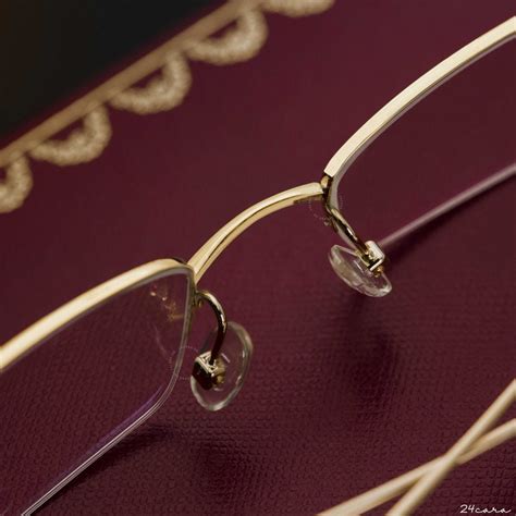 cheap cartier glasses gold frame|cartier solid gold eyeglasses.